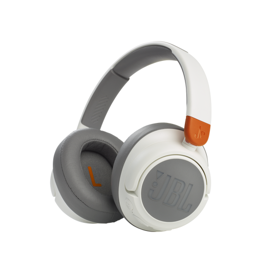 JBL JR 460NC - White - Wireless over-ear Noise Cancelling kids headphones - Hero